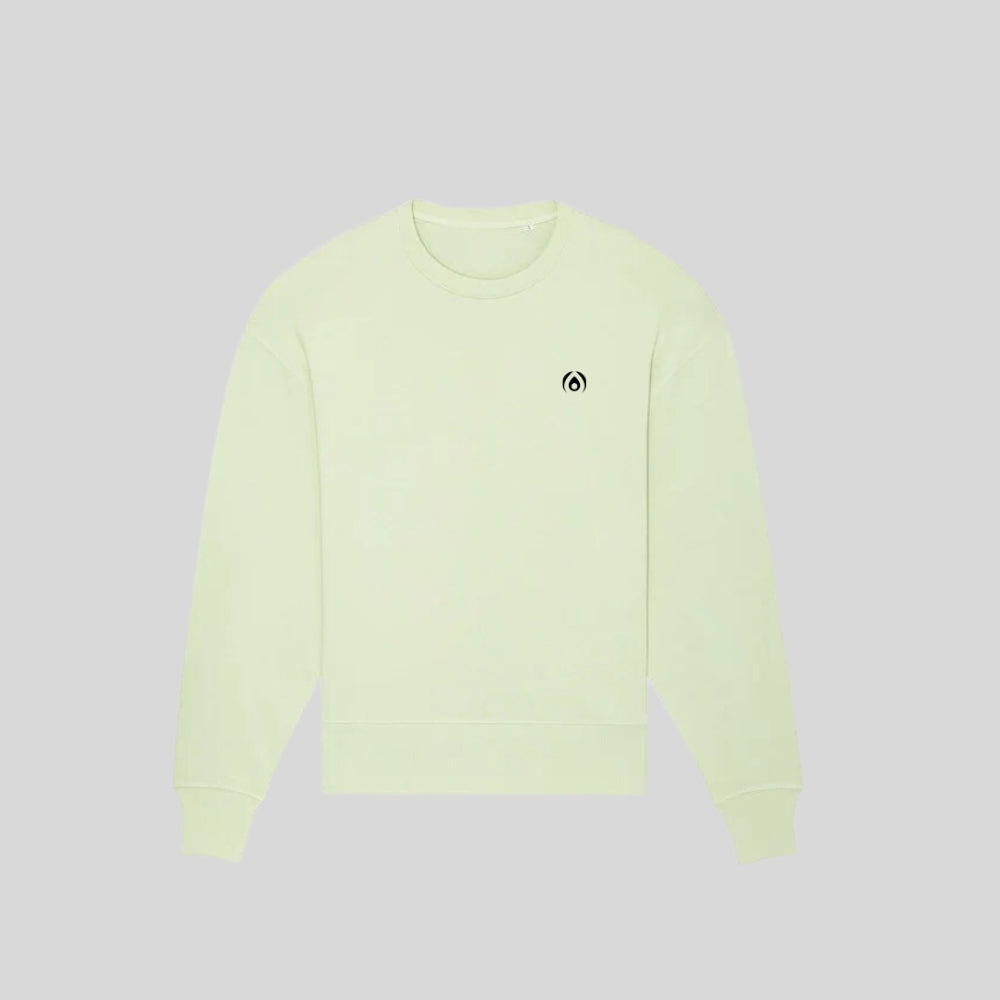 Pray for Snow Oversized Organic Crew Sweat