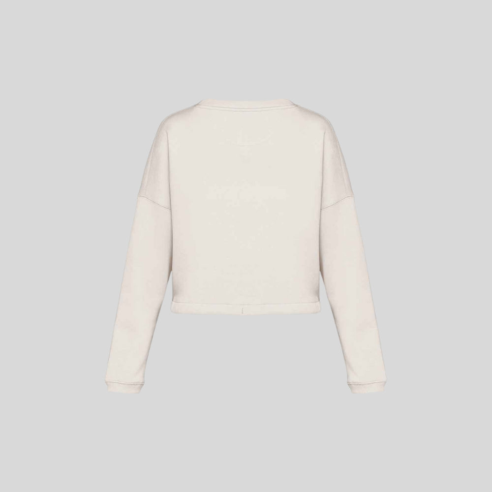 Stay Wild Oversized Cropped Sweat